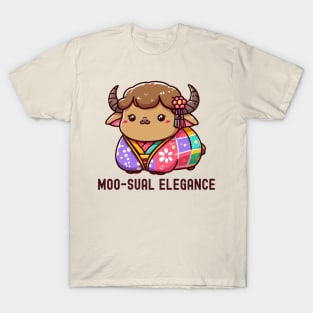 Cow in Elegance in Highland T-Shirt